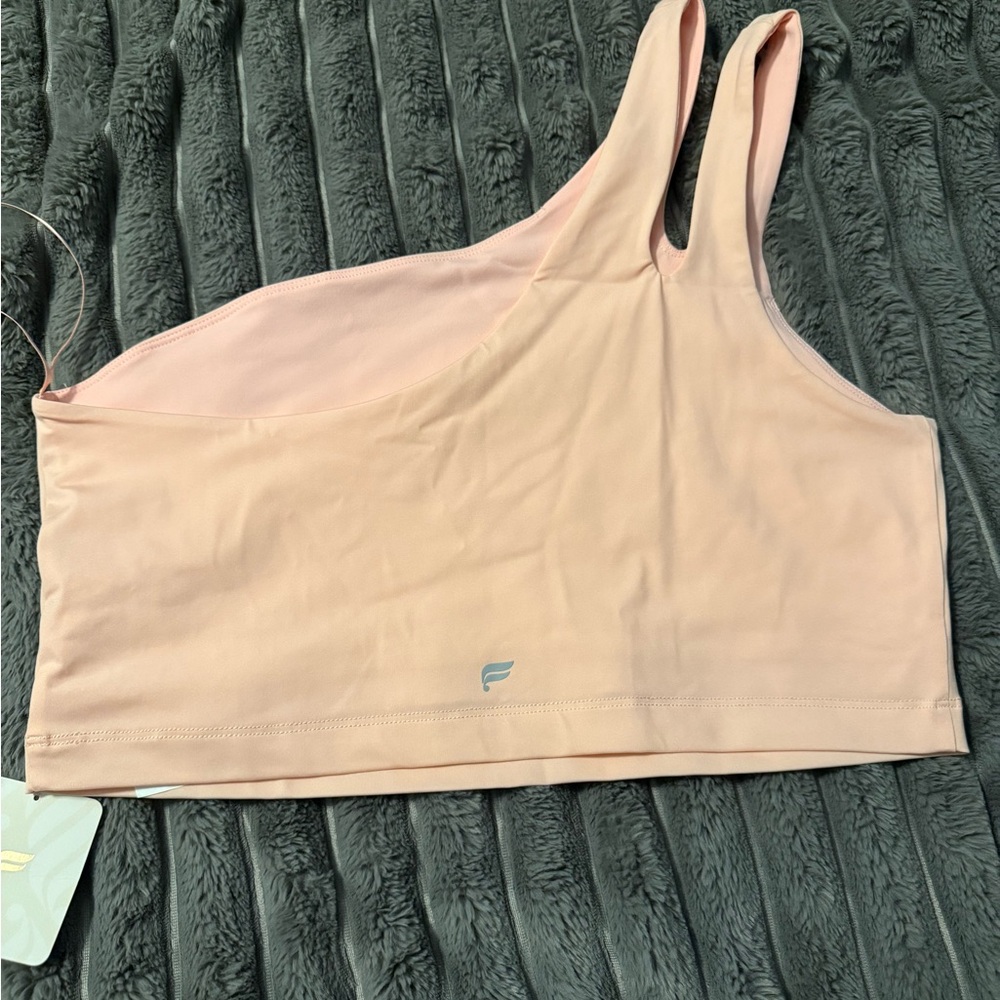 Fabletics Pink One-Shoulder Low Impact Bra - Picture 5 of 5
